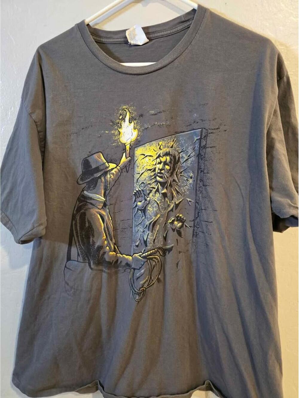 Indiana Jones/Han Solo T Shirt Men's Size 3XL